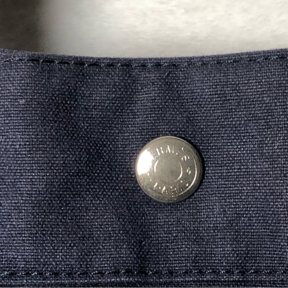 Hermes Authentic Fourre Tout Navy/Green Tote Bag,GUC. - Picture 15 of 17